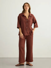Kaya Boyfriend Shirt - Terracotta