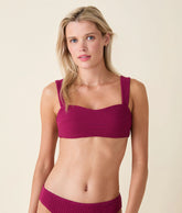 The Kalama Bikini Top - Winter Crochet - Merlot Crochet