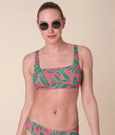The Rye Bikini Top - Eco Nylon - Palm Blossom