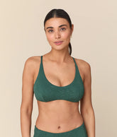 The Essex Bikini Top - Botanical - Pine