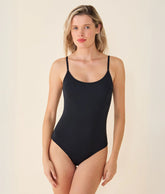 The Amalfi One Piece - Eco Nylon - Black - Classic - Full Coverage