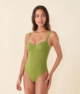 The Dorset One Piece - Shimmer - Cactus - Classic