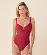 The Lori One Piece - Paisley - Paprika - Long Torso