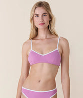 The Bells Bikini Top - Eco Nylon - Crocus