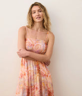 Sutton Strapless Maxi Dress (Tie Dye)