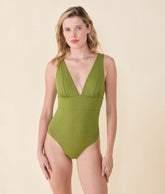 The Mykonos One Piece - Shimmer - Cactus - Classic