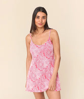 The Amalfi Swim Dress - Garden Jacquard - Peachy - Classic