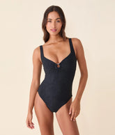 The Lori One Piece - Paisley - Black Paisley - Long Torso