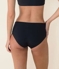 The Hipster Bikini Bottom - Eco Nylon - Black