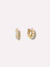 Ashley Pearl Huggie Hoops
