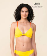 The Santorini Top - Eco Nylon - Yellow Multi