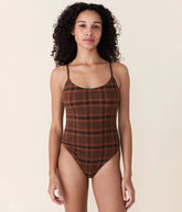 The Amalfi One Piece - Plaid - Sierra Plaid - Long Torso