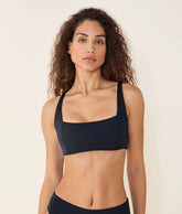 The Havana Bikini Top - Flat - Black