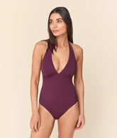 The Majorca One Piece - Eco Nylon - Sundried Violet - Classic