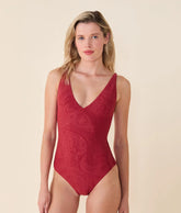 The Ohana One Piece - Paisley - Paprika - Classic