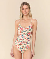 The Liku One Piece - Eco Nylon - Riviera Floral - Long Torso