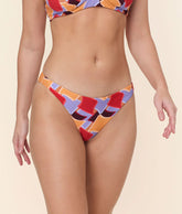 The Cheeky Bikini Bottom - Eco Nylon - Mod Geo
