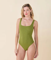 The Devon One Piece - Shimmer - Cactus - Long Torso