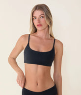 The Maui Bikini Top - Eco Nylon - Black