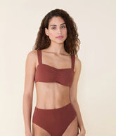 The Sahara Bikini Top - Eco Nylon - Caramel
