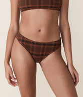The Classic Bikini Bottom - Plaid - Sierra Plaid