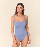 The Amalfi One Piece - Polka Dot - Wisteria - Classic