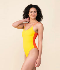 The Laguna One Piece - Eco Nylon - Yellow Multi - Classic
