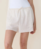 The Harbor Short - Ribbon Stripe - Antique