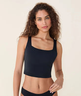 The Siren Swim Tank - Flat - Black