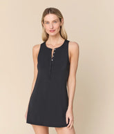 The Malibu Swim Dress - Eco Nylon - Black - Classic