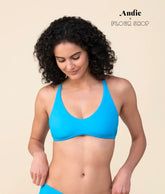 The Valencia Top - Eco Nylon - Blue Multi