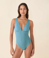 The Mykonos One Piece - Shimmer - Serene - Long Torso