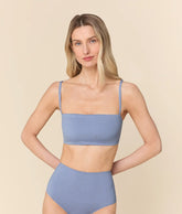The Cabo Bikini Top - Polka Dot - Wisteria