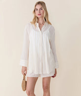 The Harbor Button Up - Ribbon Stripe - Antique