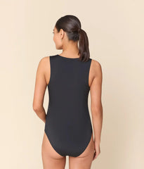 The Malibu Maternity One Piece - Eco Nylon - Black - Classic