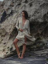 Terra Shirt Dress (Khaki Green)