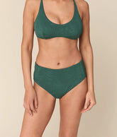 The High Rise Bikini Bottom - Botanical - Pine