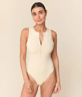 The Pescadero One Piece - Crinkle - Gardenia - Classic