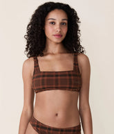 The Rye Bikini Top - Plaid - Sierra Plaid
