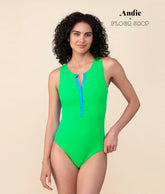 The Malibu One Piece - Eco Nylon - Blue Multi - Classic