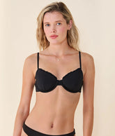 The Rosarito Bikini Top - Eco Nylon - Black