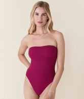 The Kauai One Piece - Winter Crochet - Merlot Crochet - Long Torso