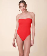 The Kauai One Piece - Seersucker - Firecracker - Long Torso