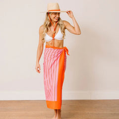 Orchid Pinstripe Sarong