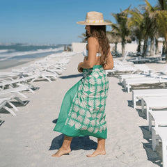 Viridian Tile Sarong