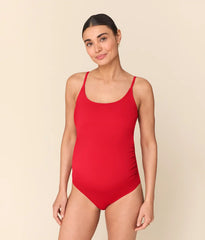 The Amalfi Maternity One Piece - Eco Nylon - Cherry Red - Classic