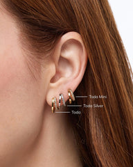 Toda Double Hoop Earrings
