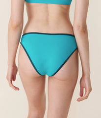 The Bells Bikini Bottom - Eco Nylon - Cyan
