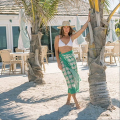 Viridian Tile Sarong