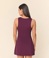 The Malibu Swim Dress - Eco Nylon - Sundried Violet - Classic